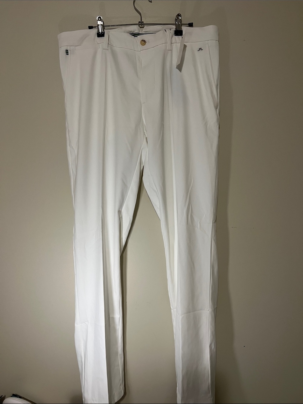 J.Lindeberg White Men's Performance Trousers